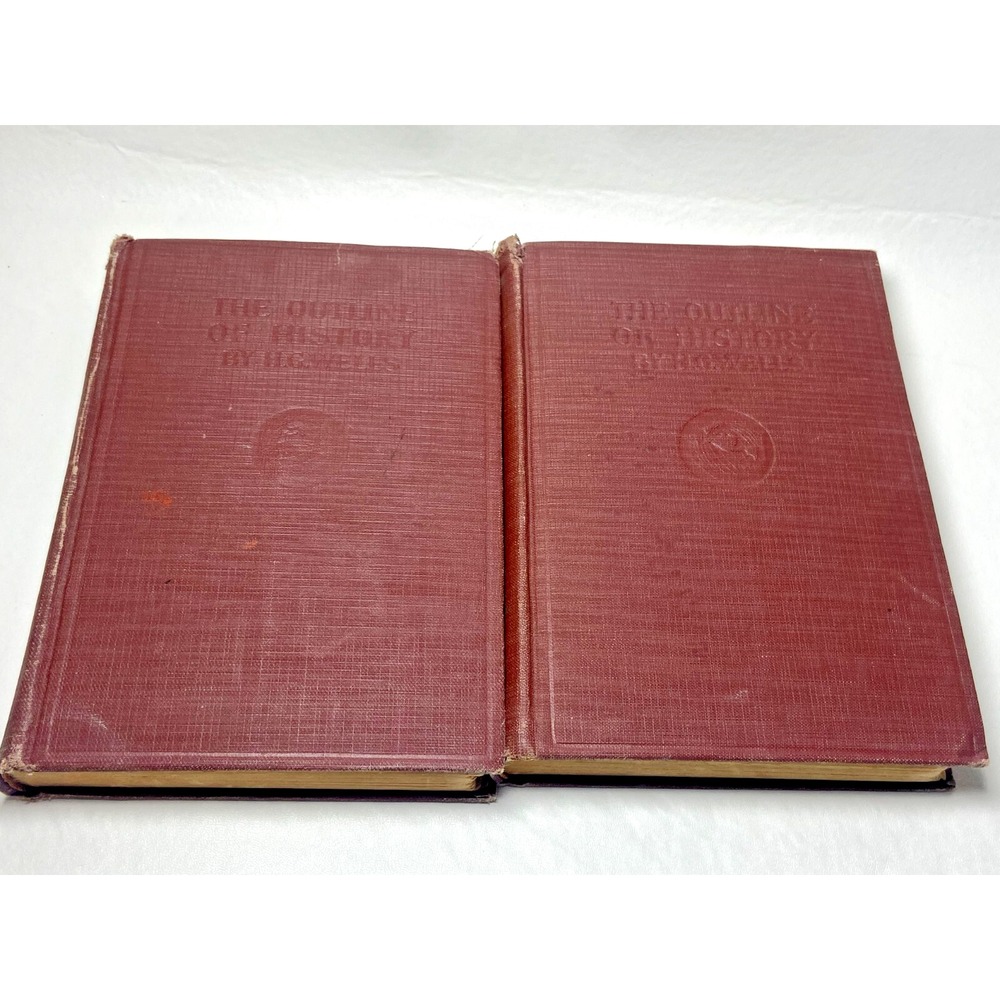The Outline‎ of History by H. G. Wells. 1922 4rd Edition Volumes 3 and 4